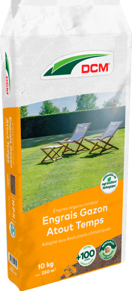 Engrais Gazon Atout Temps - 10 kg DCM