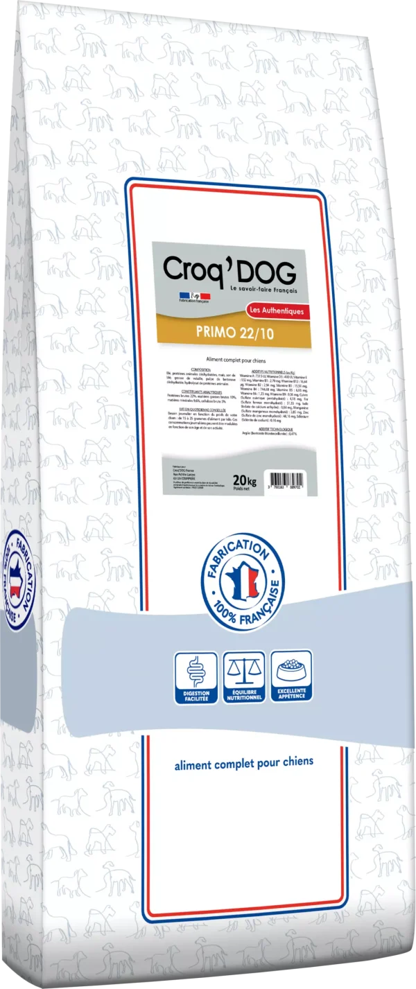 Croq Dog Primo 22/10 20 kg