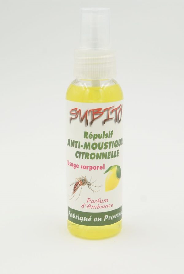 Répulsif anti-moustiques citronnelle 100ml