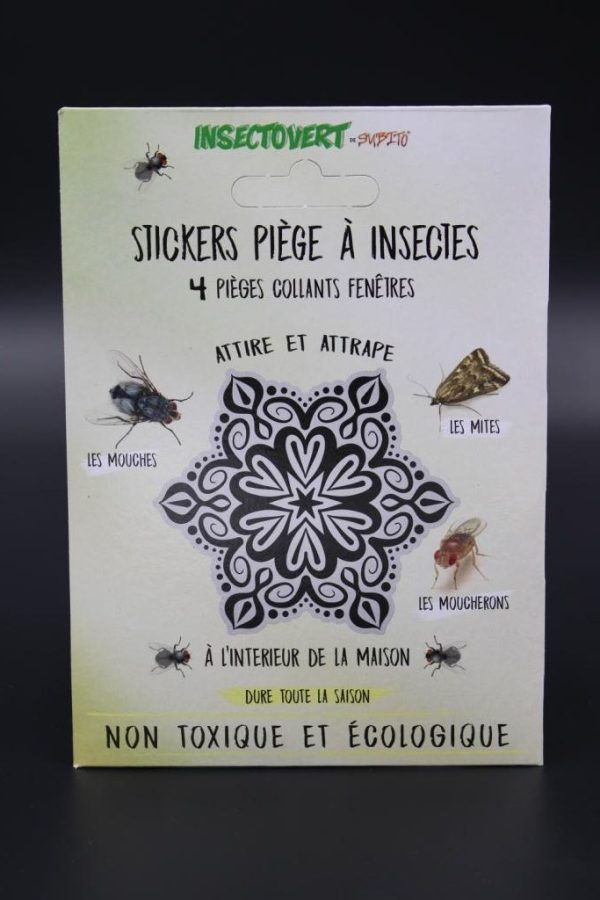 Attrapes mouches 4 stickers