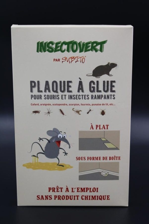 Plaques Attrapes Souris Et Insectes Rampants X5