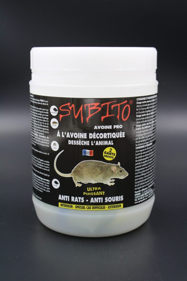 Anti Rats Souris Avoine Décortiquée
